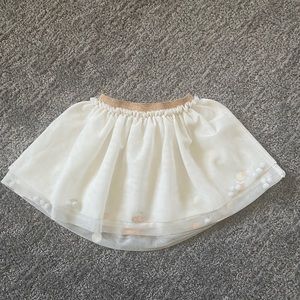 Cat & Jack 5T Tulle Skirt w/ Pom-Poms and Confetti